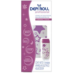 Aquecedor Cera DepiRoll Individual Roll-on Decorado Bivolt