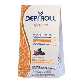 Folhas Prontas Depiroll Facial Spa 16un