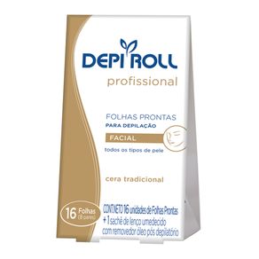 Folhas Prontas Depiroll Facial Tradicional 16un