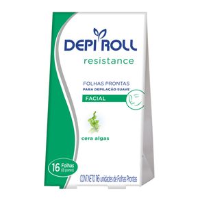 Folhas Prontas Depiroll Facial Algas 16un