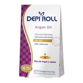 Folhas Prontas Depiroll Facial Argan 16un
