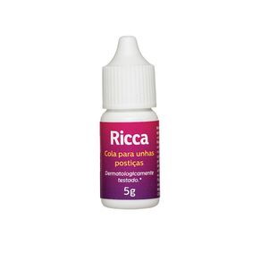 Cola Para Unhas Postiças Ricca 5g Ref 1342
