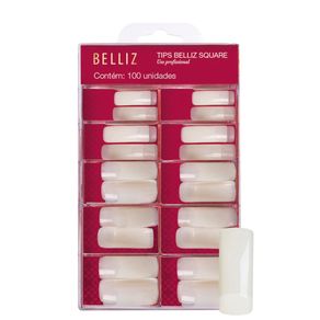 Tips Square Para Alogamento De Unhas Belliz