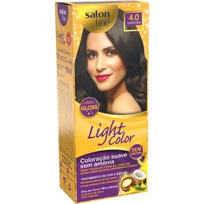 Coloração Salon Line Light Color 4.0 Castanho Médio