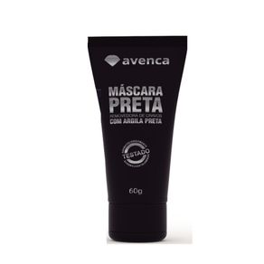Máscara Facial Avenca Argila Preta 60g
