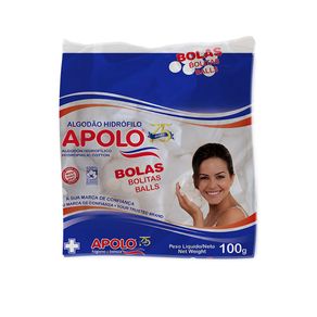 Algodão Bola Apolo 100g