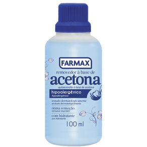Removedor de Esmalte Farmax À Base de Acetona 100ml