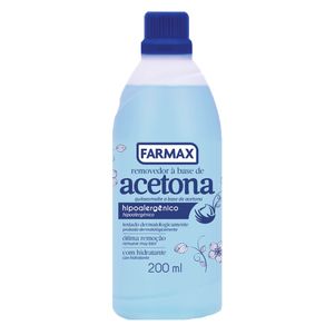 Removedor de Esmalte Farmax À Base de Acetona 200ml