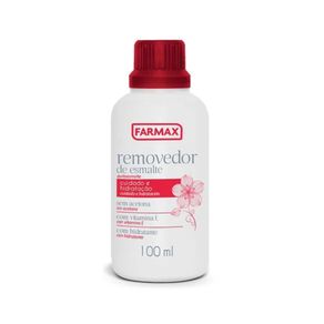 Removedor De Esmalte Farmax Óleo De Girassol Rosa 100ml