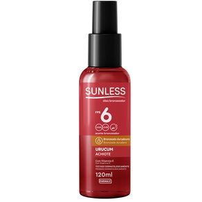 Bronzeador Sunles Urucum Fps 6 120ml