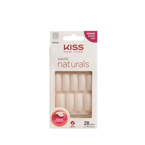 Kit Unhas Kiss Longo Quadrado 28 Unhas
