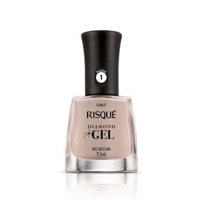 Esmalte Risqué Diamond Gel Cremoso Noz Moscada