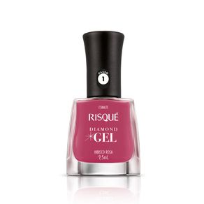 Esmalte Risqué Diamond Gel Cremoso Hibisco Rosa