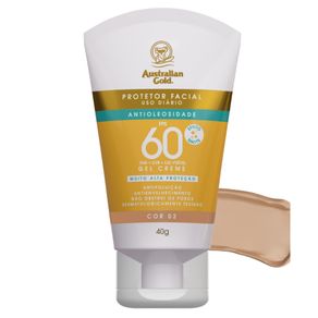 Protetor Solar Facial Australian Gold FPS60 40g Cor 2