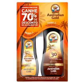 Kit Protetor Solar Spray Australian Gold 125/237g