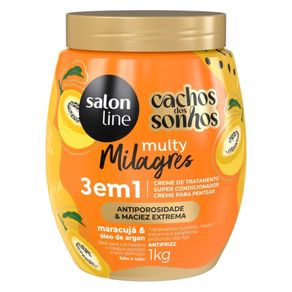 Creme de Tratamento Salon Line Cachos dos Sonhos Maracujá 1KG