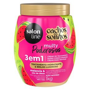Creme de Tratamento Salon Line Cachos dos Sonhos Melancia 1KG