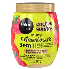 Creme de Tratamento Salon Line Cacho dos Sonhos Morango 1KG