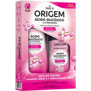 Shampoo + Condicionador Origem Ácido Glicólico 325ml e 180ml