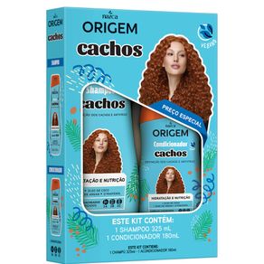 Shampoo + Condicionador Origem Cachos 325ml e 180ml
