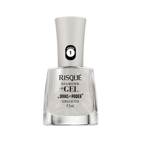 Esmalte Risqué Estrela Da Festa Diamond Gel Divas