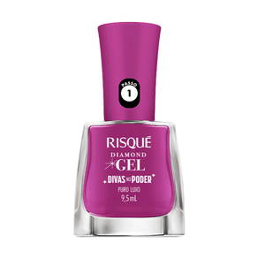 Esmalte Risqué Puro Luxo Diamond Gel Divas