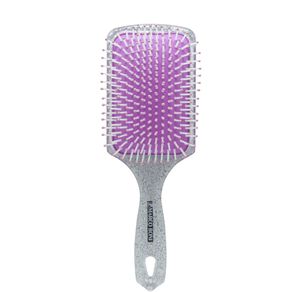 Escova de Cabelo Marco Boni Raquete Nylon Pin Glitter Prata