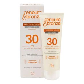 Protetor Solar Facial Cenoura e Bronze FPS 30 50g