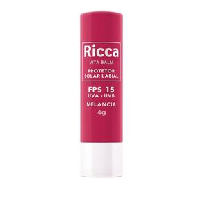 Protetor Solar Labial Ricca FPS 15 Melancia