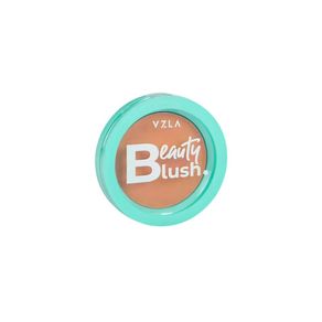 Blush Compacto Vizzela Beauty Cor 01 Peach