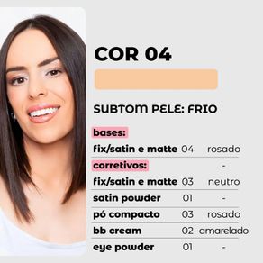 Base Líquida Vizzela Fix Cor 04