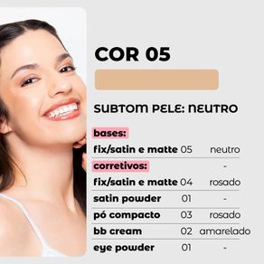 Base Líquida Vizzela Fix Cor 05