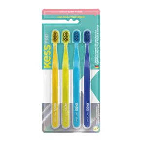 Escova dental kess kit com 4un
