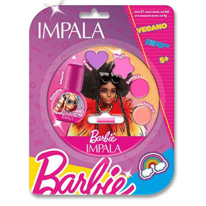 Kit Esmalte + Batom Infantil Impala Barbie Extraordinária
