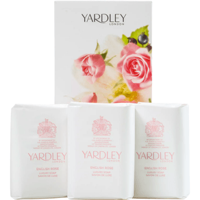 Kit de Sabonetes Yardley Rosa Inglesa 3x100g