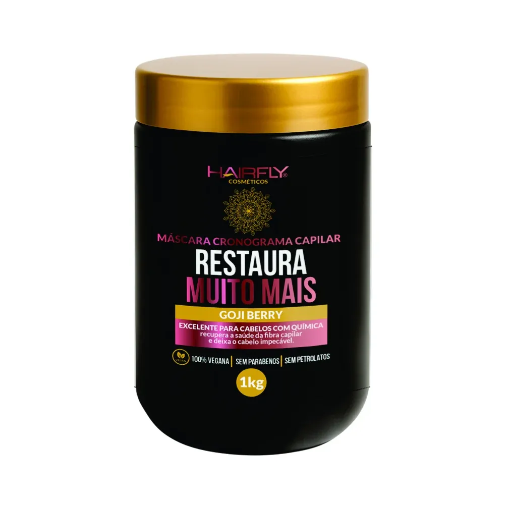 Máscara Hair Fly Restaura Muito Mais 1kg - Iap Cosméticos
