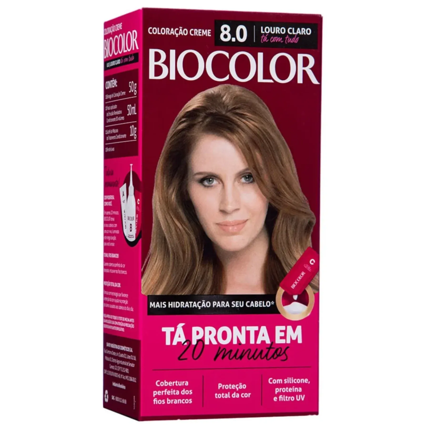 Coloração Biocolor 8.0 - IAP Cosméticos - Casa Parente