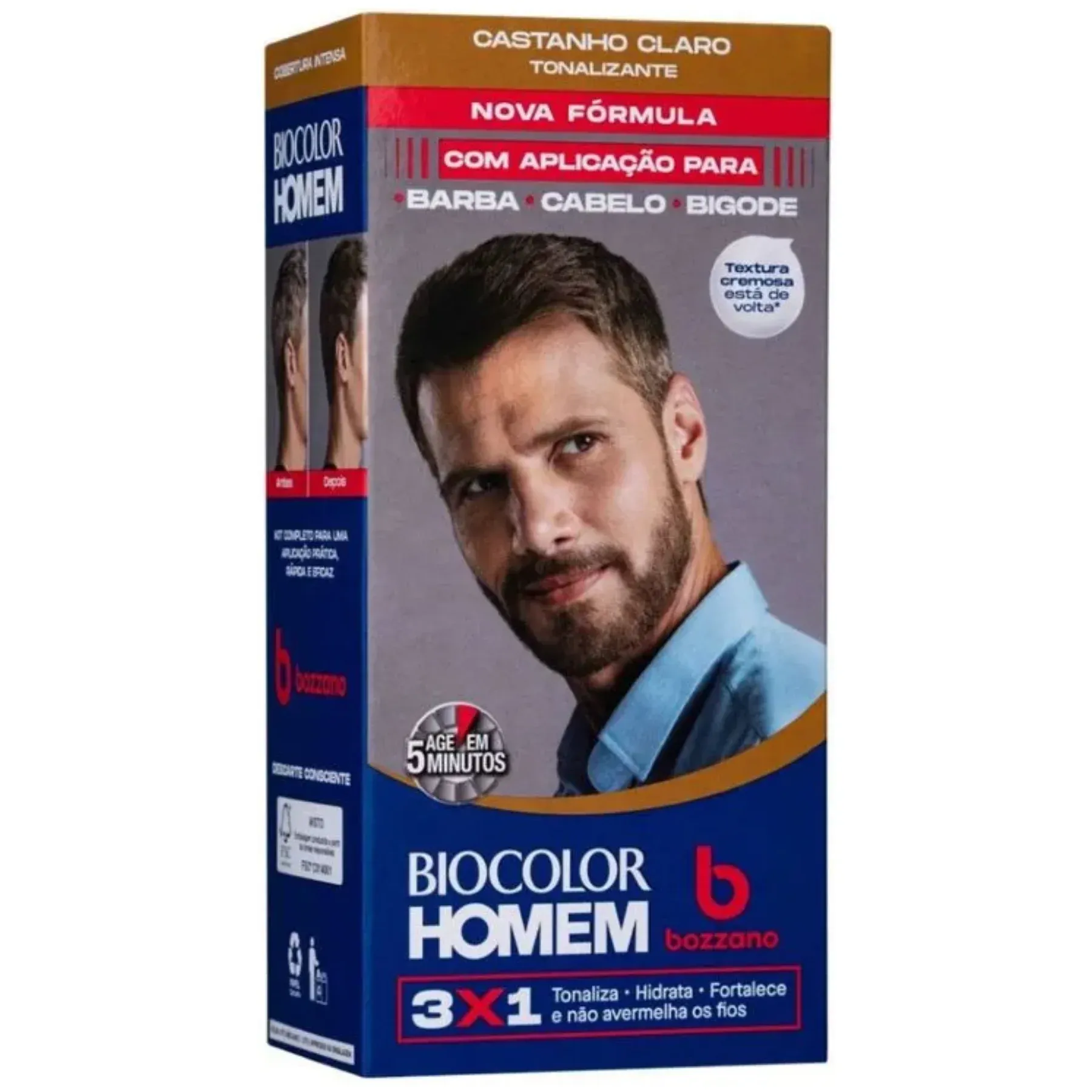 Tonaliz Biocolor Homem Cast Cla - Iap Cosméticos
