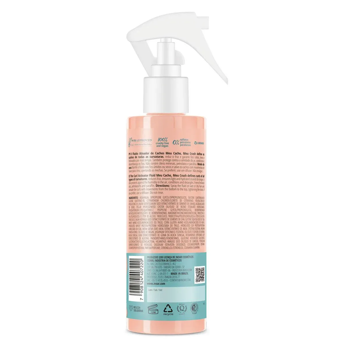 Fluído Ativador Inoar Meu Cacho Meu Crush 200ml - IAP! Cosméticos - Iap ...