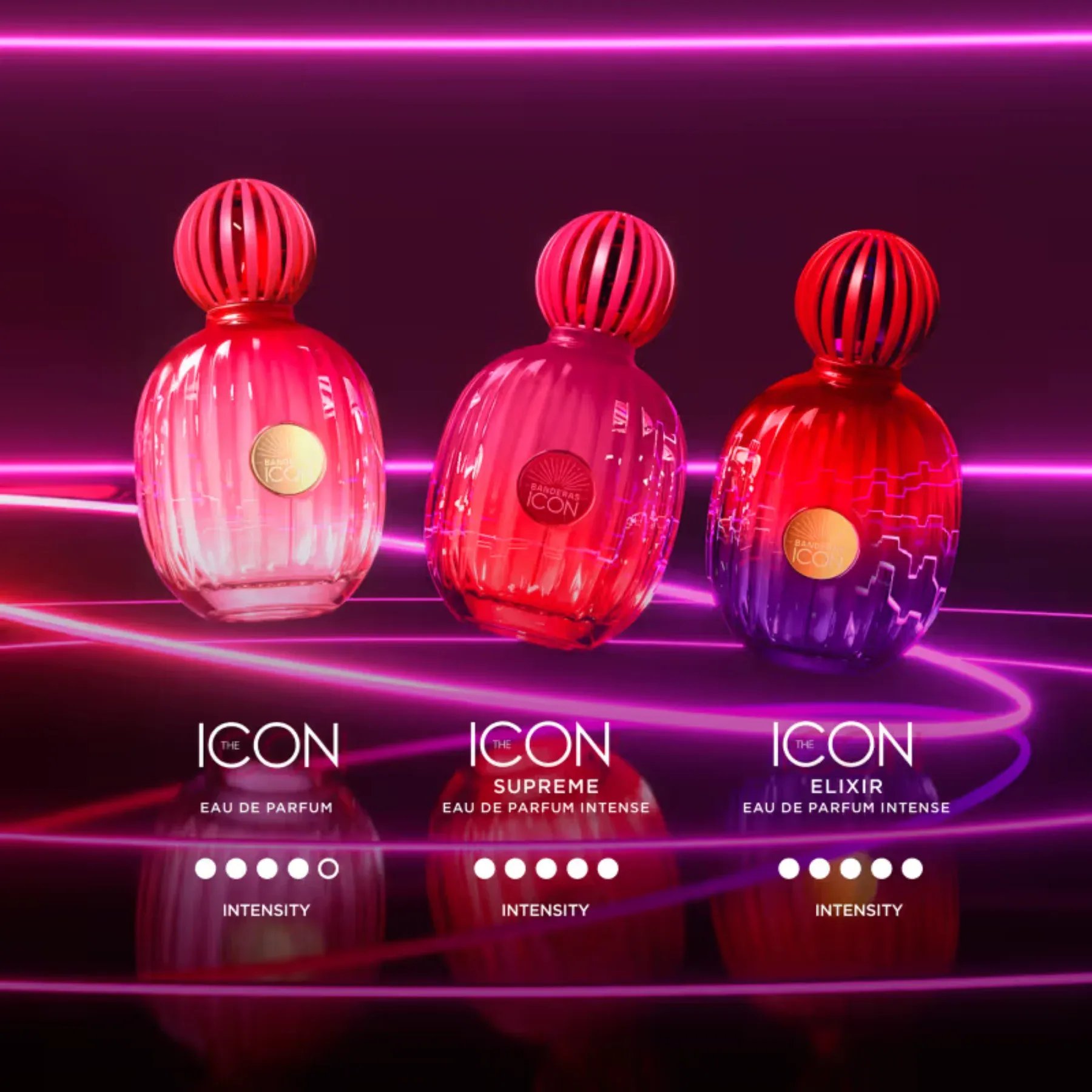 Perfume The Icon Elixir Banderas EDP Intense 100ml - Casa Parente