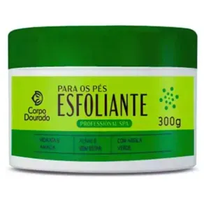 Creme Esfoliante Para Pés Corpo Dourado 300g